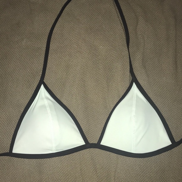 Pink triangle bathing suit top - Picture 1 of 5